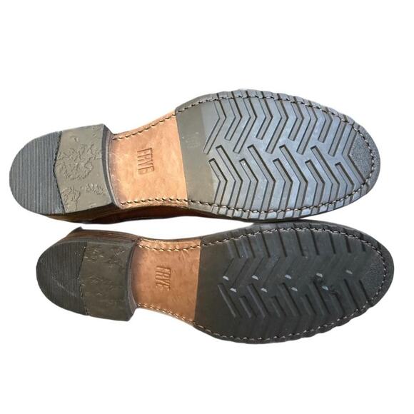 Frye Veronica Moto Bootie Brown Leather Women size 6 - Picture 7 of 7